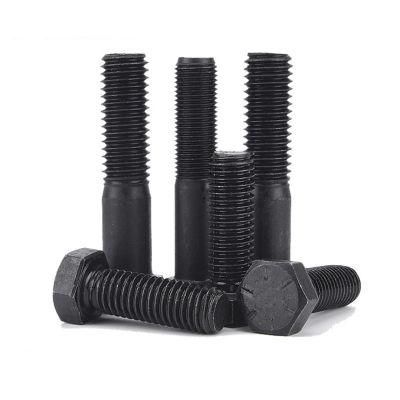 Black DIN 933 Standard Fastener 8.8 Grade M8 Hex Bolts
