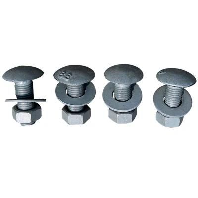 Galvanized Highway Guardrail Bolts and Nuts
