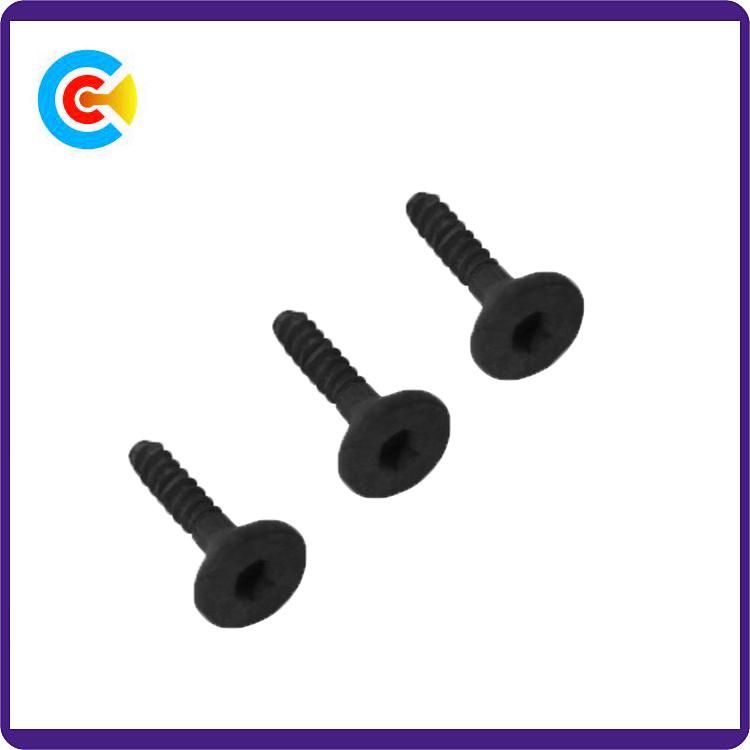 DIN/ANSI/BS/JIS Carbon-Steel/Stainless-Steel Han-Twist Hexgon Countersunk Head Screw for Building Railway