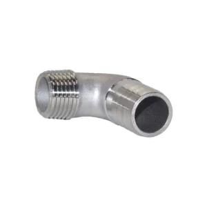 Push to Connect Fitting Elbow, Tube Od 304 Stainless Steel 90 Degree Quick Connect Adapter Union