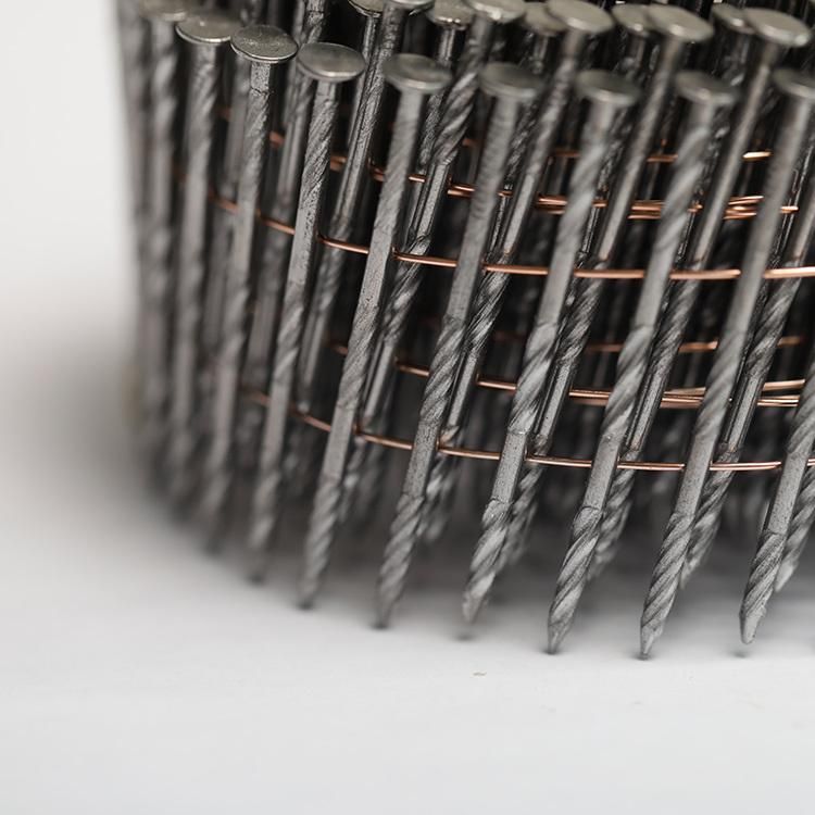Coiled Roofing Nails Crn with Zinc Coating for Soft Roofing