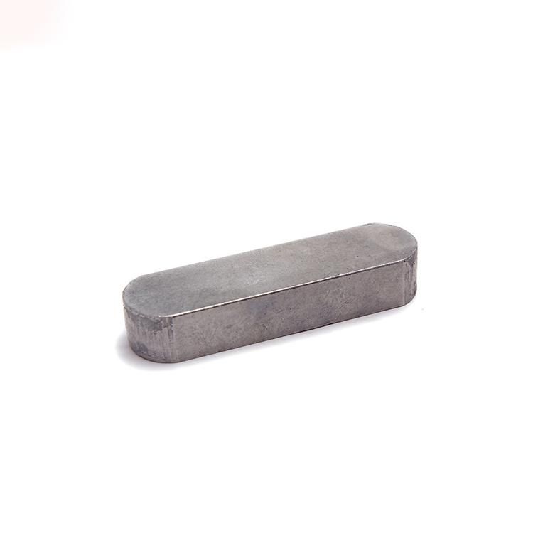 DIN6885A Stainless Steel Parallel Keys DIN 6885 Shaft Keys Round Ended Key
