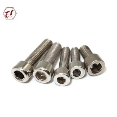 Stainless Steel 304 316 Socket Cylinder Allen Head Cap Knurled Screw DIN912 Half Thread