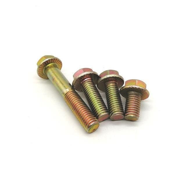 China Factory Wholesale Fastener DIN6921/DIN603/DIN912/DIN933/DIN931/DIN934/DIN985 Grade 10.9, ANSI Bolt and Nut, Black/Zinc Hex Head Screws, Flange Bolt, Nuts
