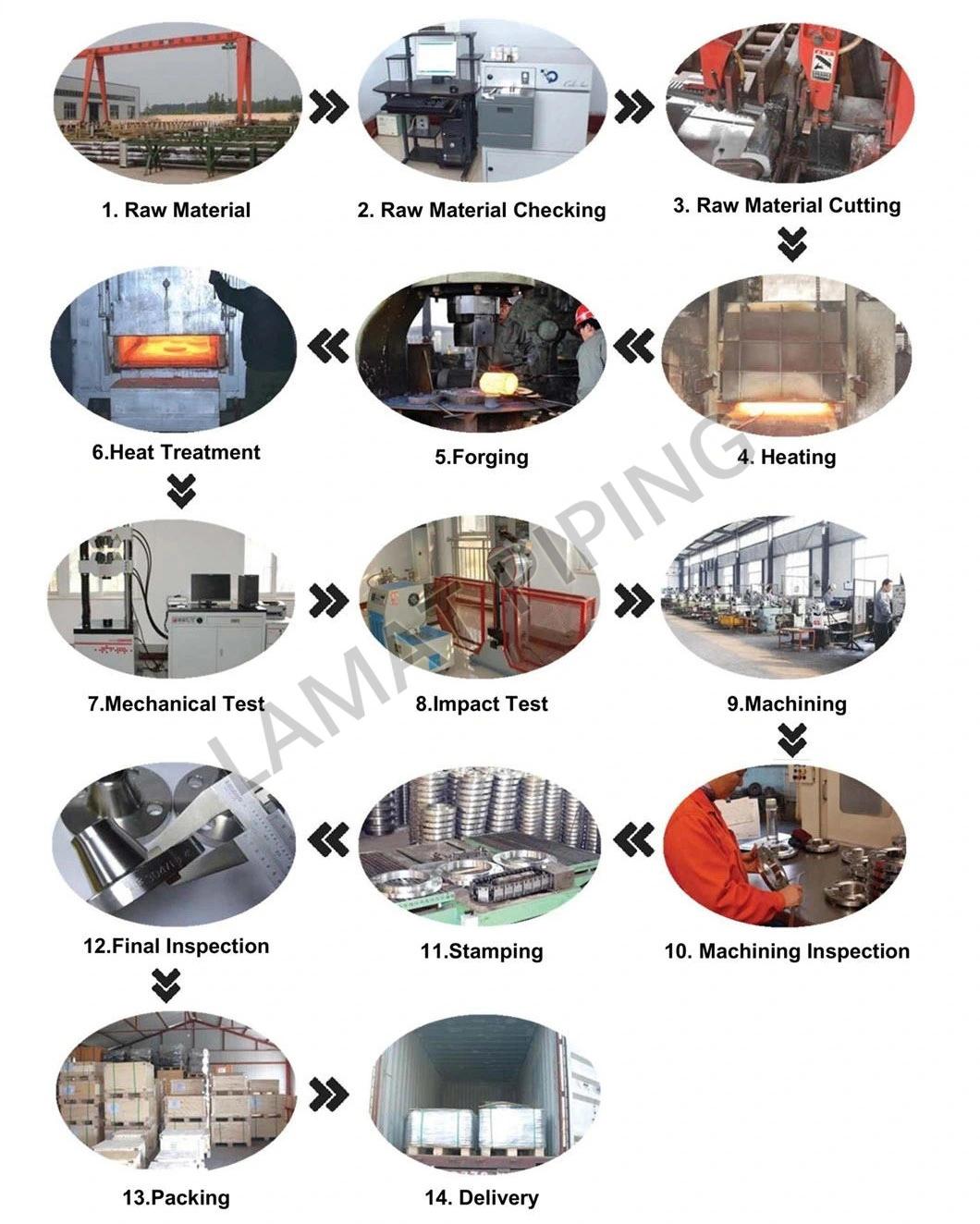 ANSI-B16.5 En1092 BS4504 BS10 Sans1123 As2129 As4087 DIN/JIS/GOST Forged Flange