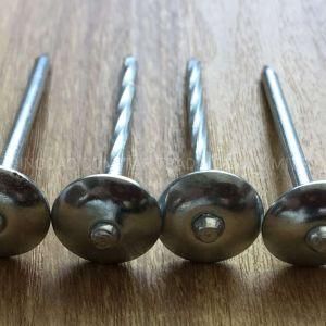 Factory Price Size Bwg9*2.5&quot; Galvanized Umbrella Twist Smooth Shank Roofing Nail