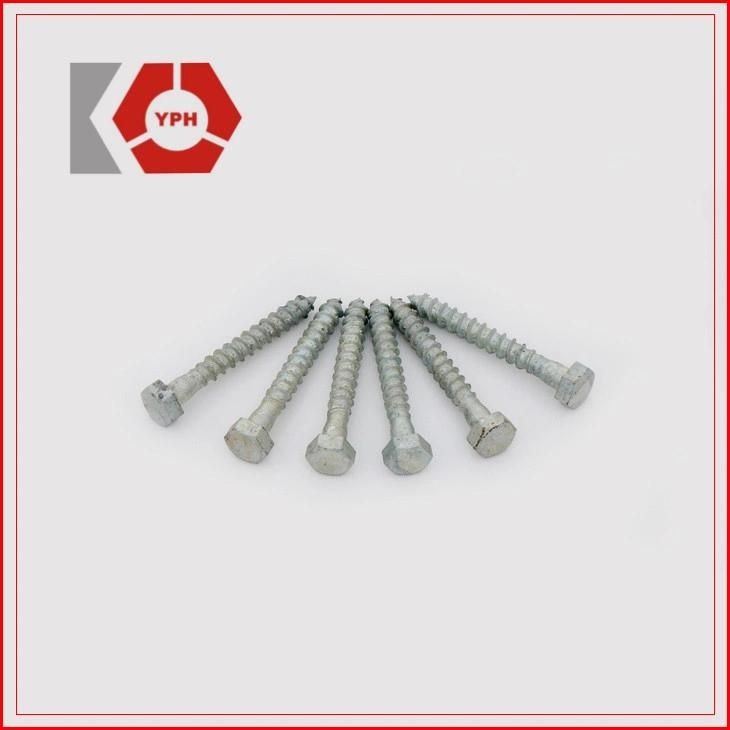 Cheap Zinc Hex Head DIN571 Wood Screw