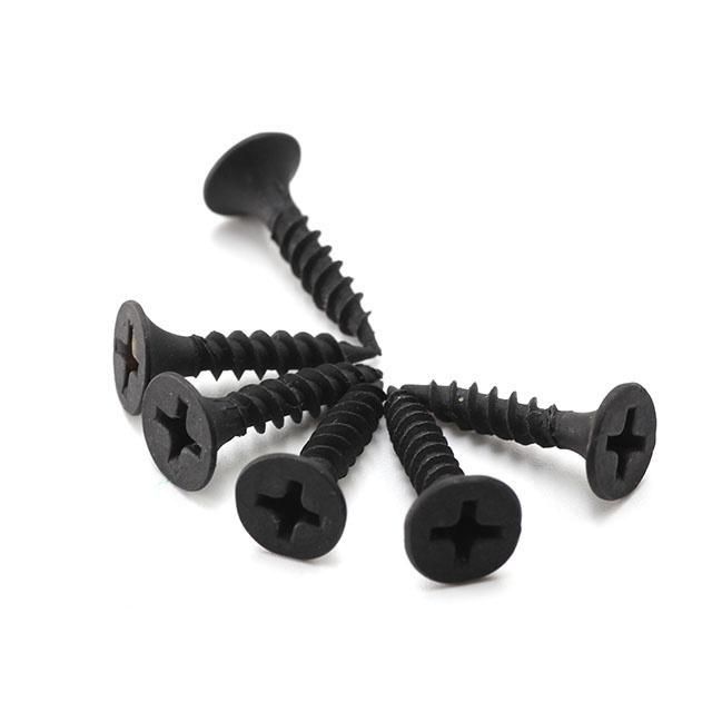 Fastener Steel 1022 Black Phosphate Drywall Screw for Industrial Use