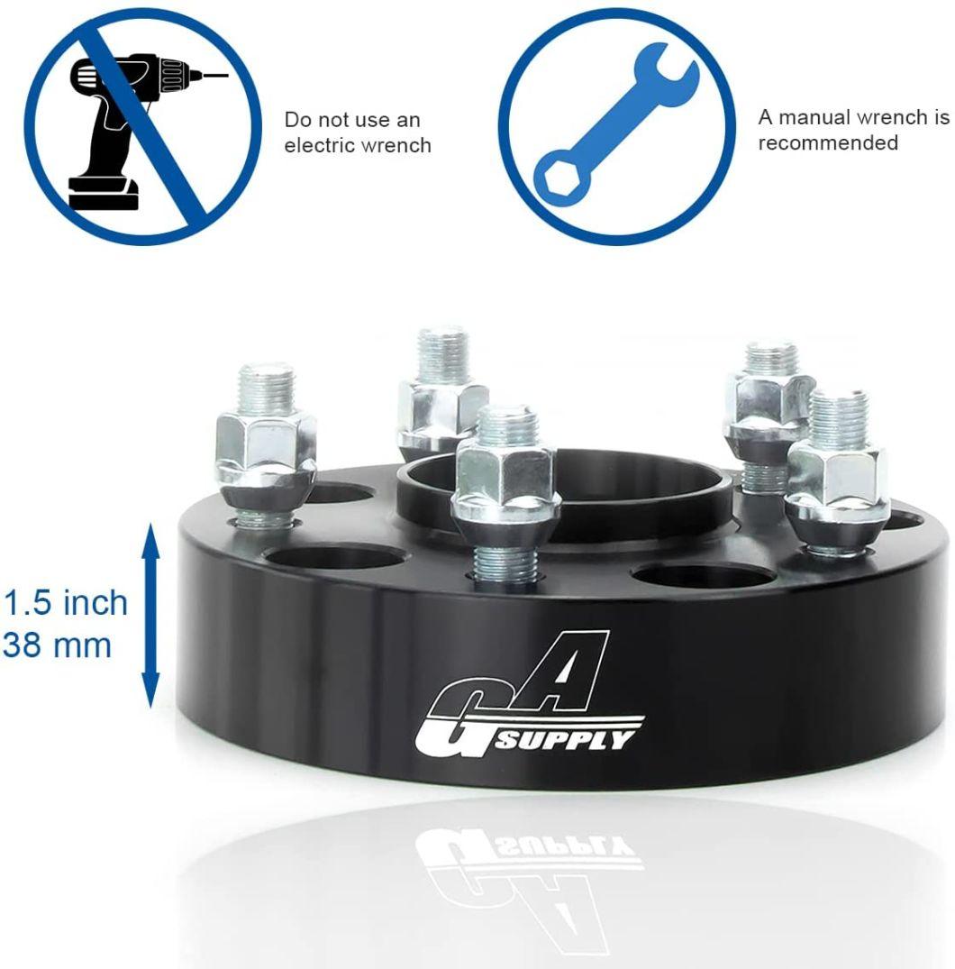 5X5 Wheel Spacers with 1.5" 71.5mm Hub Bore 14X1.5 Studs