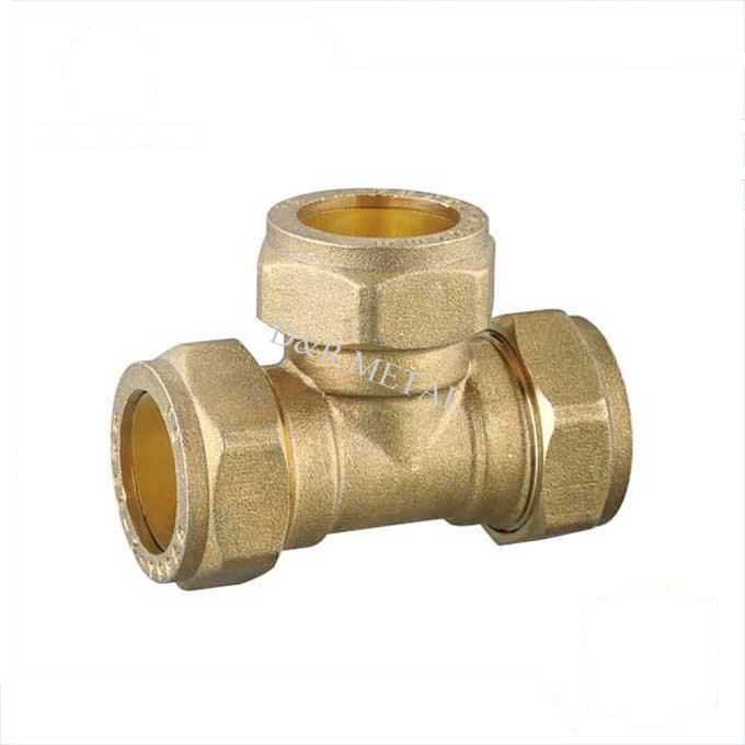 Brass Tee Elbow Quick Coupling Brass Pipe Fitting