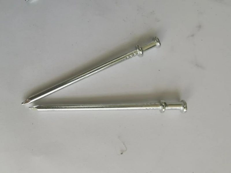 Factory Hot Sale Supply Polished Double/ Two/Duplex Head Nail