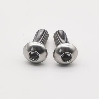 Stainless Steel 304 Pan Head Bolt ISO7380 Hex Socket Button Head Screws