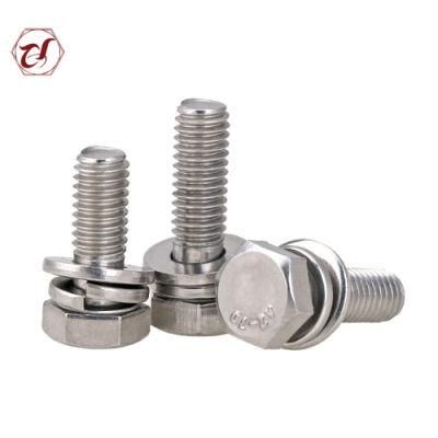 Flat Head Stainless Steel Bolts and Nuts 304 Hexagon Bolt
