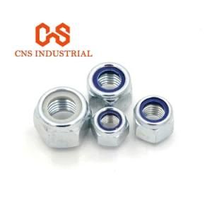 DIN 985 Carbon Steel Prevailing Torque Type Hexagon Thin Nuts with Non-Metallic Insert