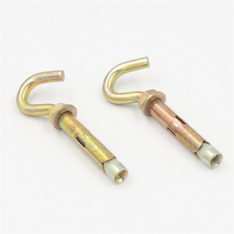 M6 - M20 Steel Galvanized Masonry Closed Hook Eye Bolt Sleeve Expansion Anchors