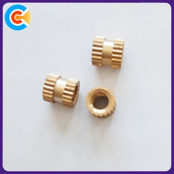GB/DIN/JIS/ANSI Stainless-Steel/Carbon-Steel Word Step Slotted Stamping Parts Fixed Copper Nut