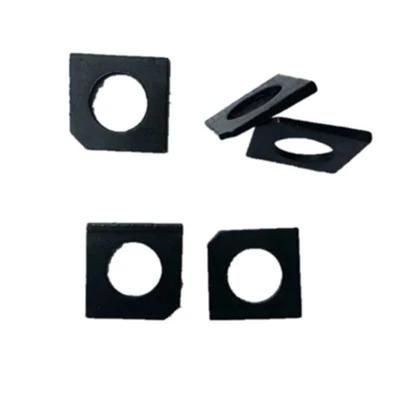 Stainless Steel A2 A4 GB852 Square Taper Washers with Round Hole for Slot Section Black
