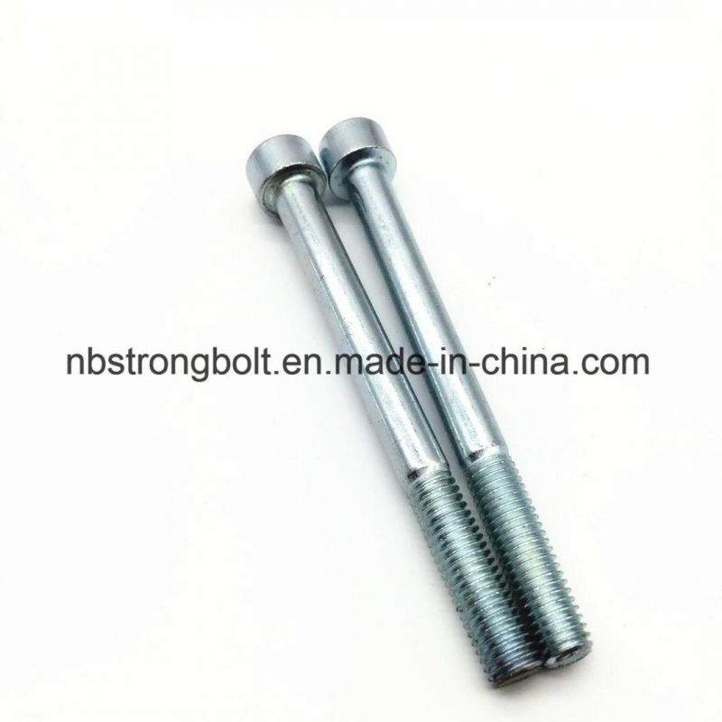 Hexagon Head Cap Screw DIN912 Class 8.8 with White Zinc Plated Cr3+