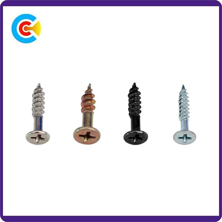 Stainless Steel/4.8/8.8/10.9 M6 Galvanized Cross Countersunk Head Drywall Screws