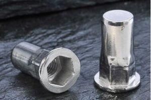 Stainless Steel Flate Head Semi-Hex Body Closed End Rivet Nut