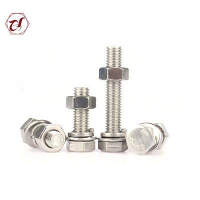 SS304 SS316 A2 A4 M20 ISO 4017 Hex Head Bolt