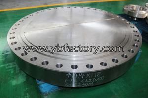 Customized Machining Big Size Stainless Steel Forged Flange for Heat Exchanger