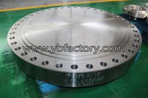 Customized Machining Big Size Stainless Steel Forged Flange for Heat Exchanger