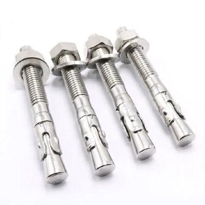 Stainless Steel Galvanized M6 M8 M10 M16 M24 Expansion Wedge Anchor Bolt