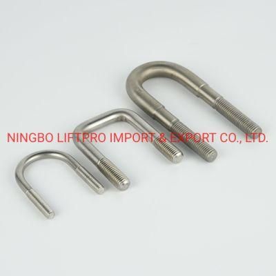 Customized Zinc Plated DIN3570 U Bolt Carbon Steel Round Shape U Bolts Stainless Steel U Bolt with Nut Nut and Bolt