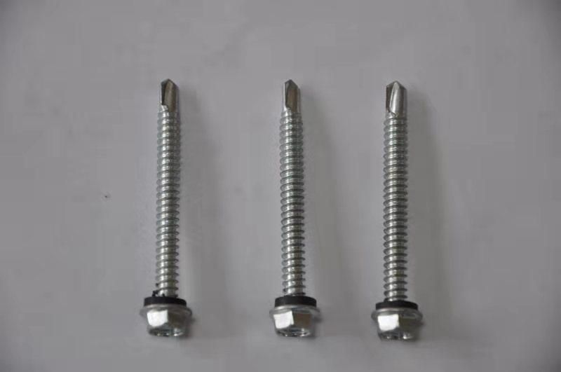 Factory Price High Quality High Strength Long Stainless Steel Hex Bolt Self Drilling Screw