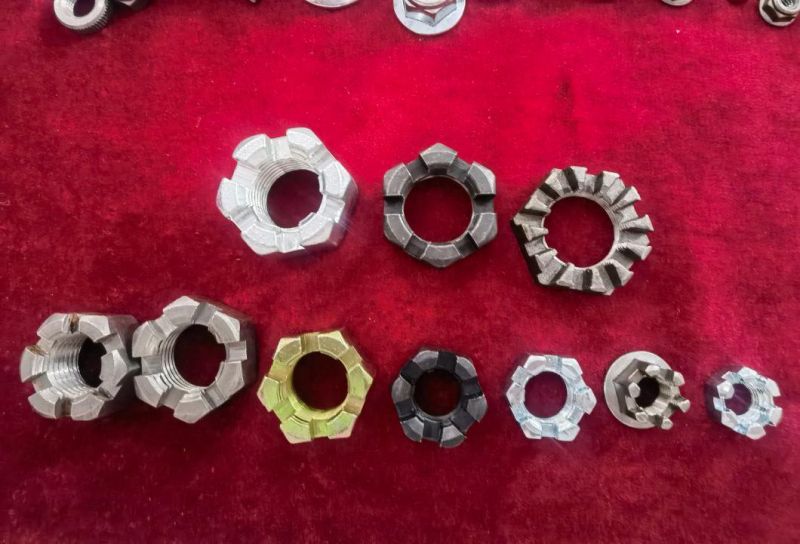 Stainless Steel Hex Slotted Castle Nuts DIN935 DIN936 DIN937