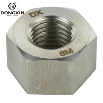Supply DIN934 2h/20e Grade High Quality Hex Nut with Factory Price Fasteners