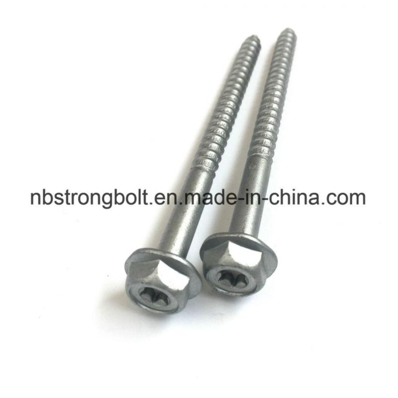 Hex Head Flange Self Drilling Screw with Zinc Plated