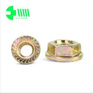 DIN6923 Furniture Fastener Hexagonal Flange Nut with Carbon Steel