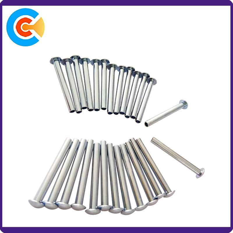 Carbon Steel Hollow Tubular Rivet Semi-Tubluar Rivet