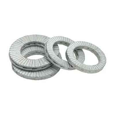 M3-M130 Stainless Steel 316 Double Fold Self Lock Nord Wedge Lock Washer DIN25201