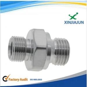 Push to Connect Fitting Pneumatic Nickel-Plated Brass Straight Union Connector Adapter Tubing Fitting
