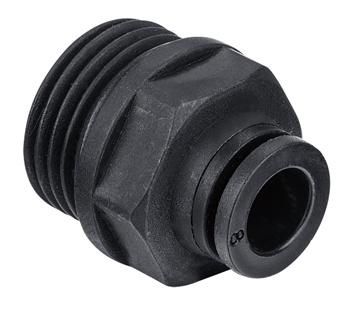 Black Push in Fitting