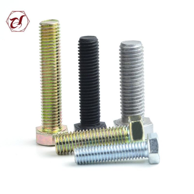 High Quality Zinc Coated DIN933 Hex Bolt/HDG Bolt/Black Bolt/High Strength Bolt