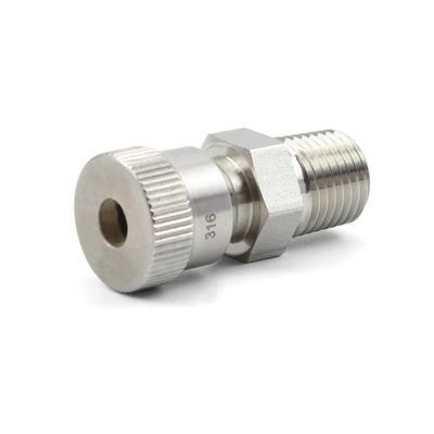 Stainless Steel 1/16 to 1 1/2 in. Union Elbow Tee Adapter Ultra-Torr Vacuum Fitting