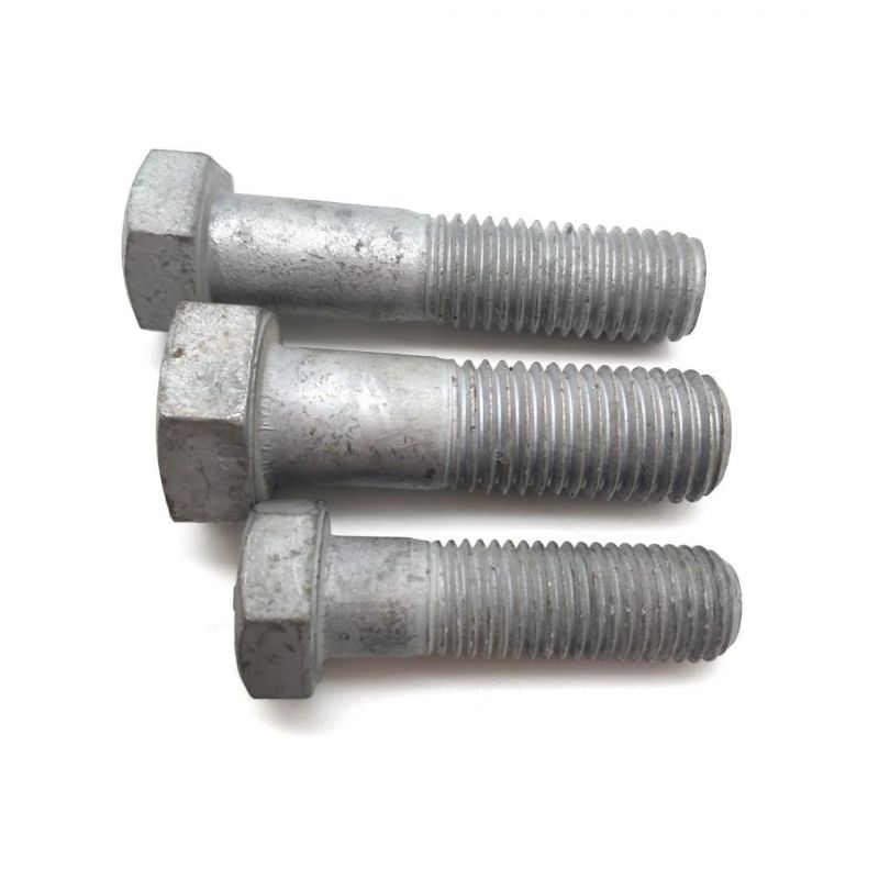 High Quality Partly Thread Hexagon Head Bolts DIN931 with Nut for Industry/HDG Finished Hex Cap Screw/Hex Bolts