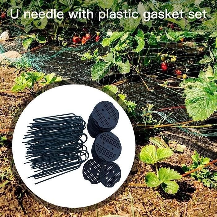 6 Inch Garden Anti-Rust Anti-Water Steel Anchor Securing SOD Landscape Ground Cloth Turf Fabric Edging Anchor Staples Pins Spike