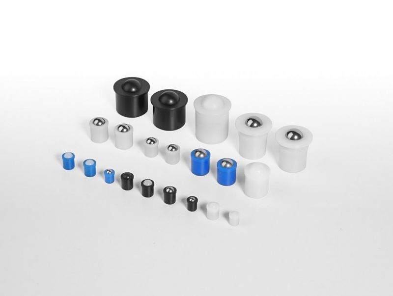Plastic Spring Plunger POM Push Fit Spring Ball Plunger, Plastic Body SUS304 Ball Plunger
