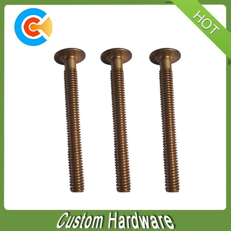 Brass Long Screw Special Screw Round Head Slotted Screw