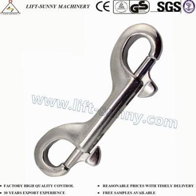 304/316 Stainless Steel Double End Eye Spring Snap Hook