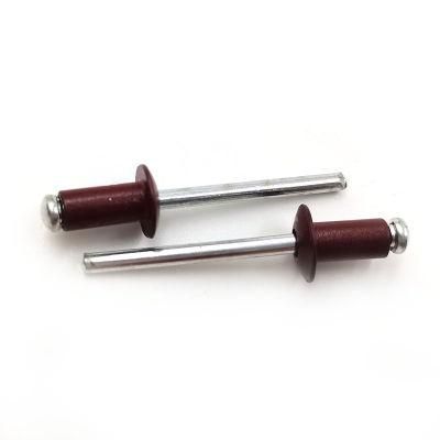 DIN7337 Carbon Steel Rivets Dome Head Red Painted Blind Rivets Framing Nails