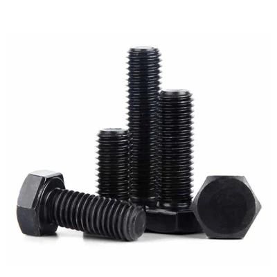 Black Grade8.8 M12 En 14399 Hr Heavy Hexagon Head Bolt/Heavy Hex Bolt Carbon Steel 10b33/40cr