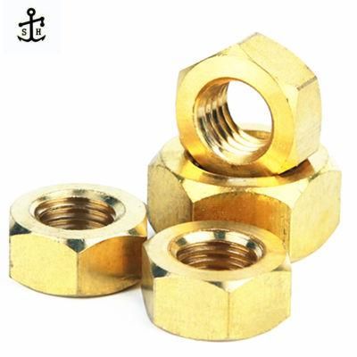 DIN 439 M1.6~M52 Chamfered Brass Hexagon Thin Nuts Made in China