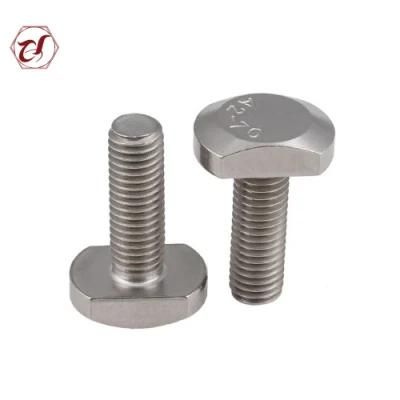 Square Head Stainless Steel 304 A2-70 Hammer T Head Bolt