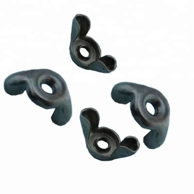 Stamping Butterfly Wing Nuts, Zinc Plated